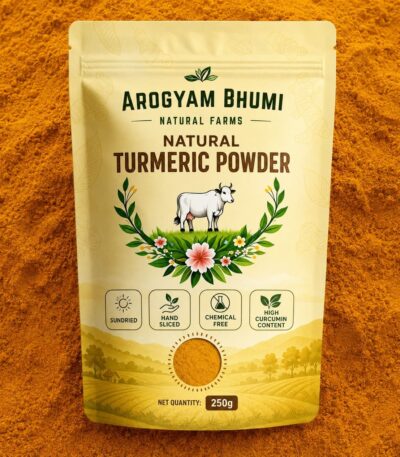 100% Chemic-Free "Organic Turmeric Powder"